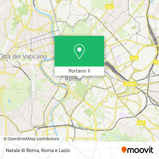 Mappa Natale di Roma