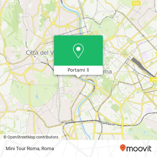 Mappa Mini Tour Roma