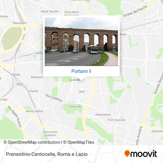 Mappa Prenestino-Centocelle