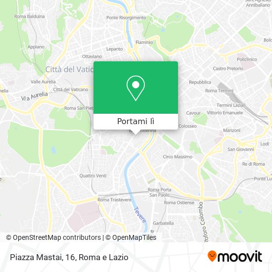 Mappa Piazza Mastai, 16