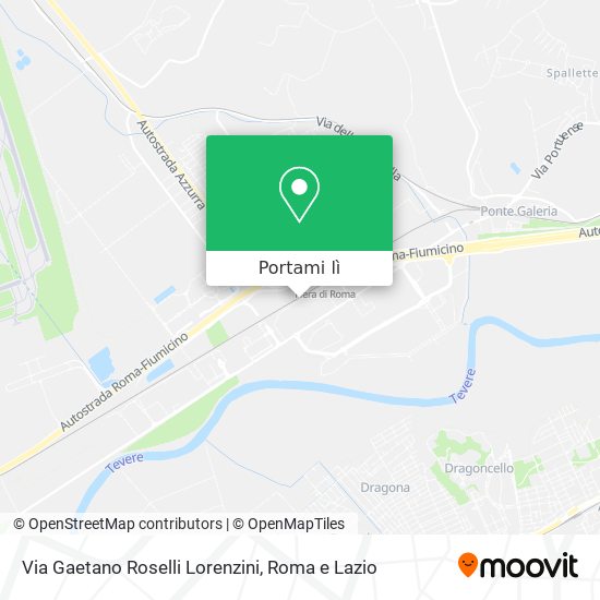 Mappa Via Gaetano Roselli Lorenzini