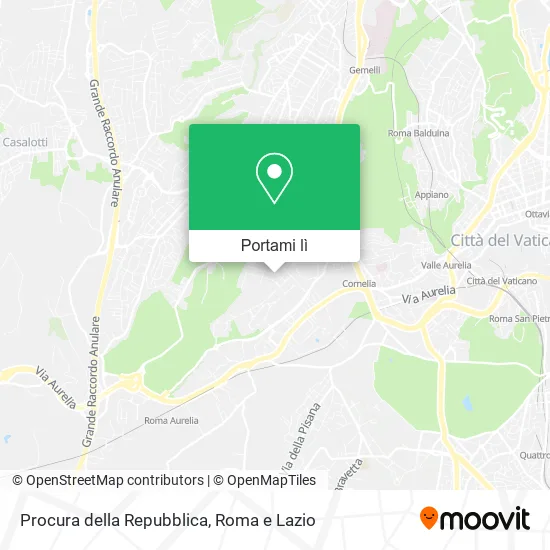 Mappa Procura della Repubblica