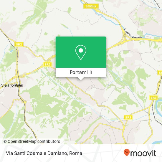 Mappa Via Santi Cosma e Damiano