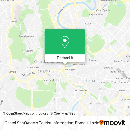 Mappa Castel Sant'Angelo Tourist Information