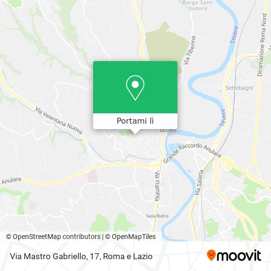 Mappa Via Mastro Gabriello, 17