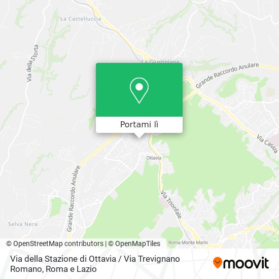 Mappa Via della Stazione di Ottavia / Via Trevignano Romano