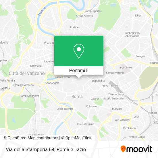 Mappa Via della Stamperia  64