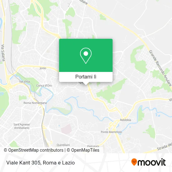 Mappa Viale Kant  305