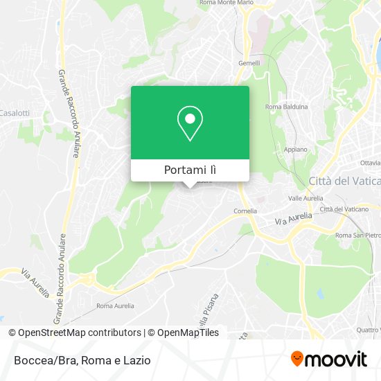 Mappa Boccea/Bra