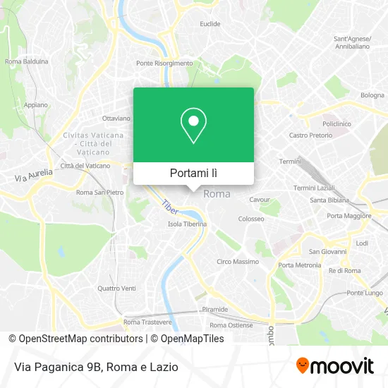 Mappa Via Paganica 9B