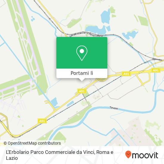 Mappa L'Erbolario Parco Commerciale da Vinci