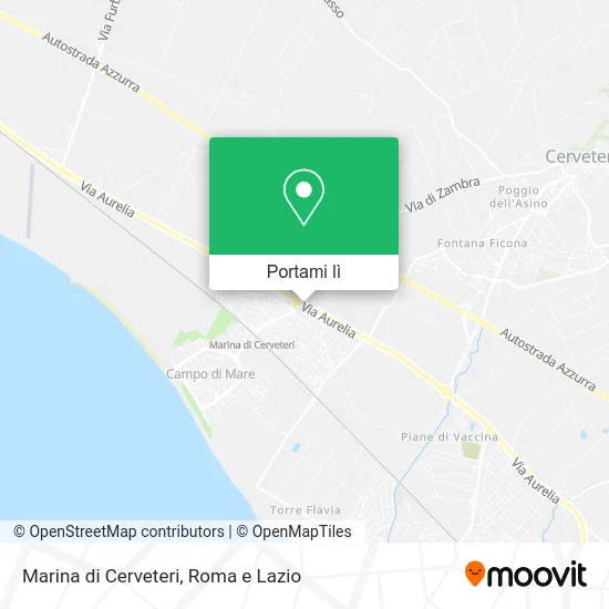 Mappa Marina di Cerveteri