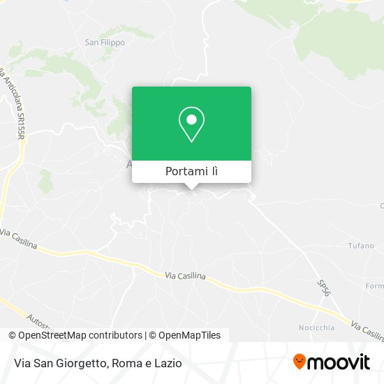 Mappa Via San Giorgetto