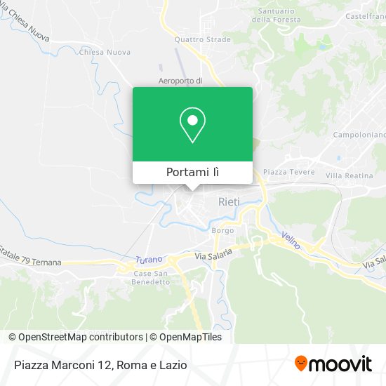 Mappa Piazza Marconi 12