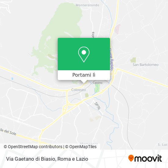 Mappa Via Gaetano di Biasio