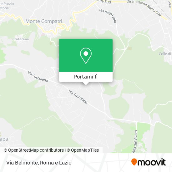 Mappa Via Belmonte