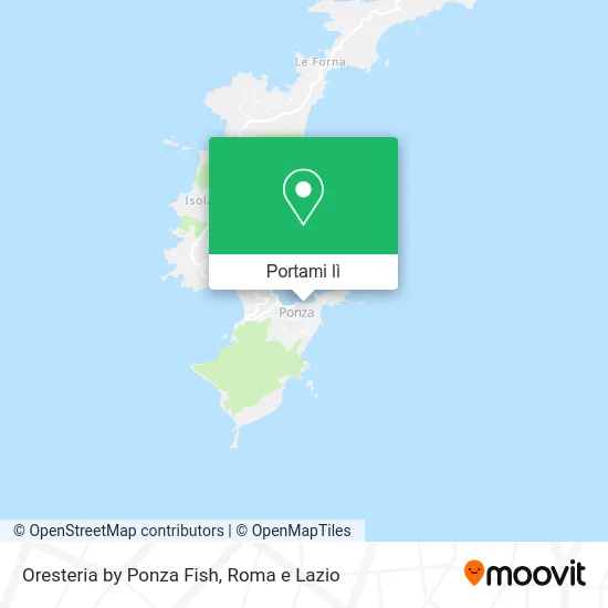Mappa Oresteria by Ponza Fish