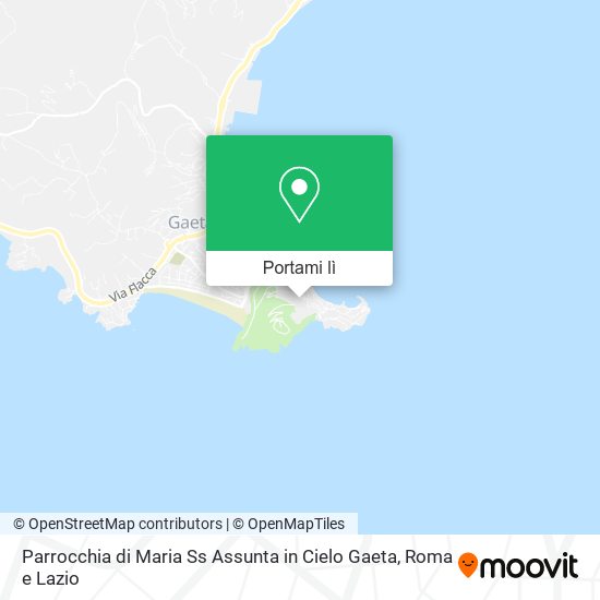 Mappa Parrocchia di Maria Ss Assunta in Cielo Gaeta
