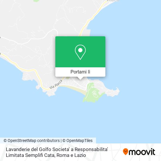 Mappa Lavanderie del Golfo Societa' a Responsabilita' Limitata Semplifi Cata