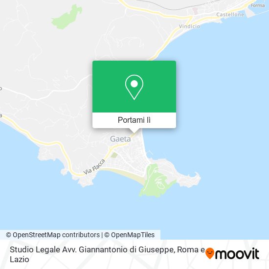 Mappa Studio Legale Avv. Giannantonio di Giuseppe
