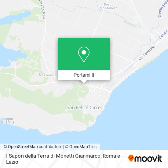 Mappa I Sapori della Terra di Monetti Gianmarco