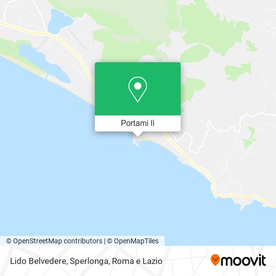 Mappa Lido Belvedere, Sperlonga