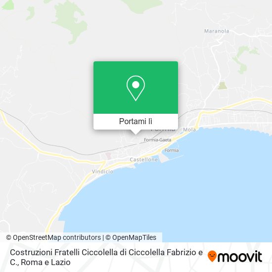 Mappa Costruzioni Fratelli Ciccolella di Ciccolella Fabrizio e C.