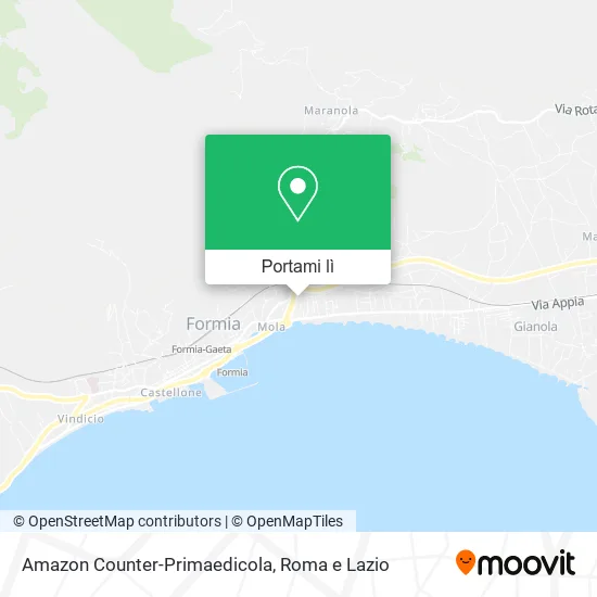 Mappa Amazon Counter-Primaedicola