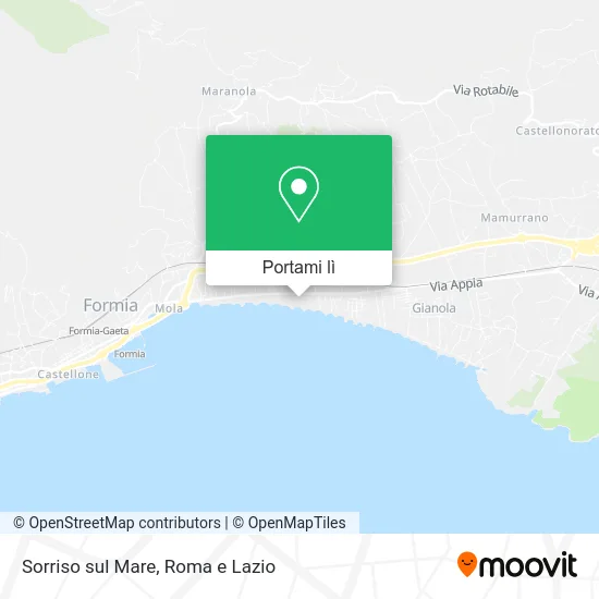 Mappa Sorriso sul Mare