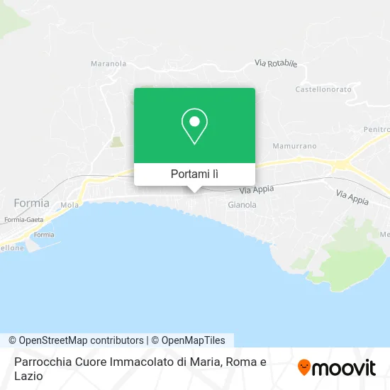 Mappa Parrocchia Cuore Immacolato di Maria