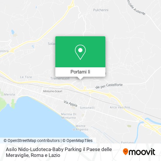 Mappa Asilo Nido-Ludoteca-Baby Parking il Paese delle Meraviglie