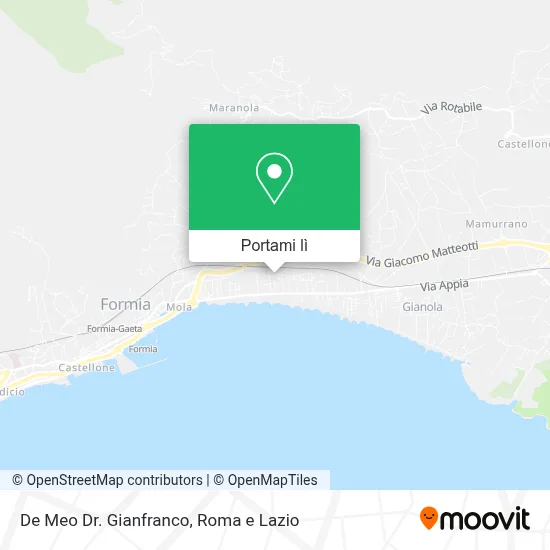 Mappa De Meo Dr. Gianfranco