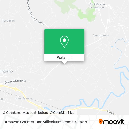Mappa Amazon Counter-Bar Milleniuum