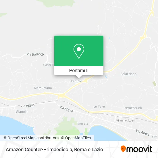 Mappa Amazon Counter-Primaedicola