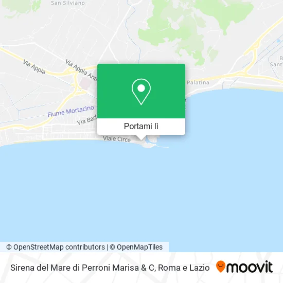 Mappa Sirena del Mare di Perroni Marisa & C