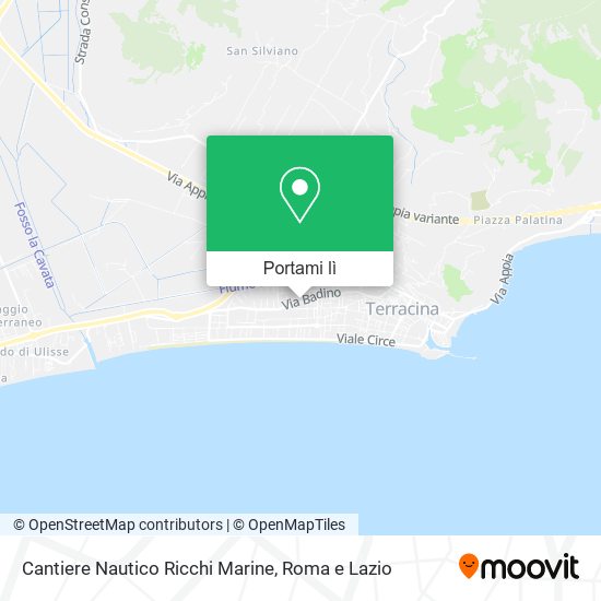 Mappa Cantiere Nautico Ricchi Marine