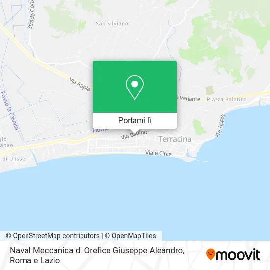 Mappa Naval Meccanica di Orefice Giuseppe Aleandro