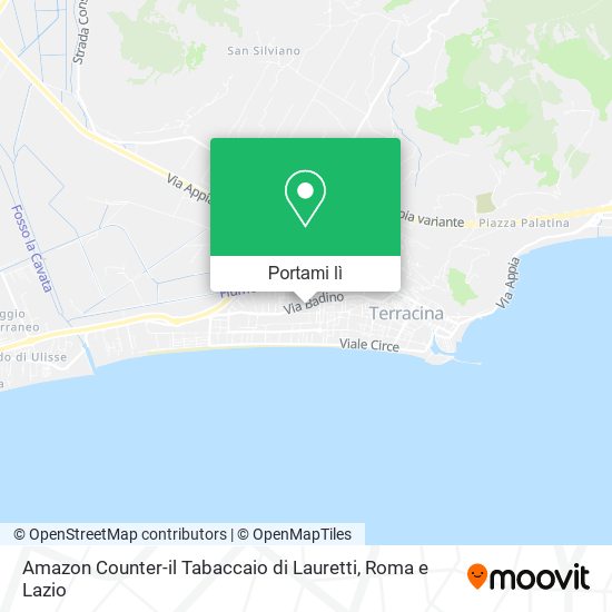 Mappa Amazon Counter-il Tabaccaio di Lauretti
