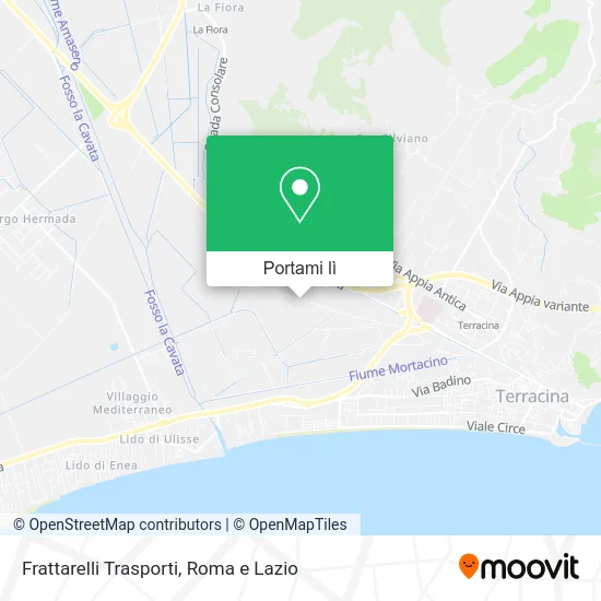 Mappa Frattarelli Trasporti