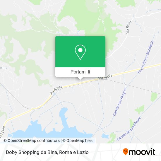 Mappa Doby Shopping da Bina
