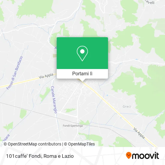 Mappa 101caffe' Fondi
