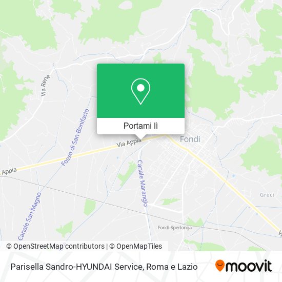 Mappa Parisella Sandro-HYUNDAI Service