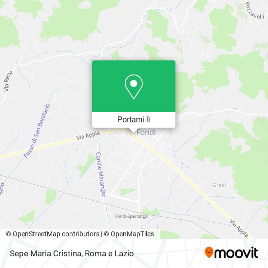 Mappa Sepe Maria Cristina