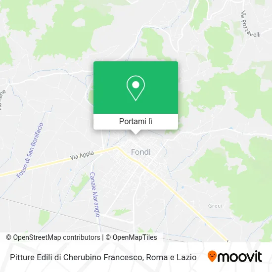 Mappa Pitture Edili di Cherubino Francesco