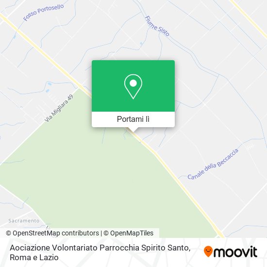 Mappa Aociazione Volontariato Parrocchia Spirito Santo