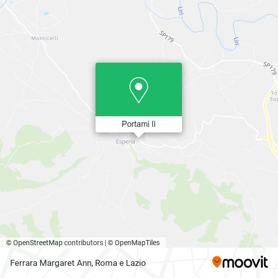 Mappa Ferrara Margaret Ann