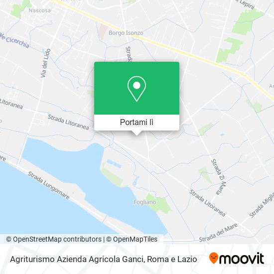 Mappa Agriturismo Azienda Agricola Ganci