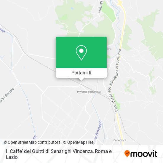 Mappa Il Caffe' dei Guitti di Senarighi Vincenza