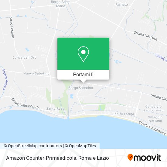 Mappa Amazon Counter-Primaedicola