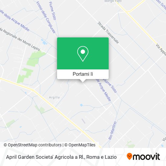 Mappa April Garden Societa' Agricola a Rl.